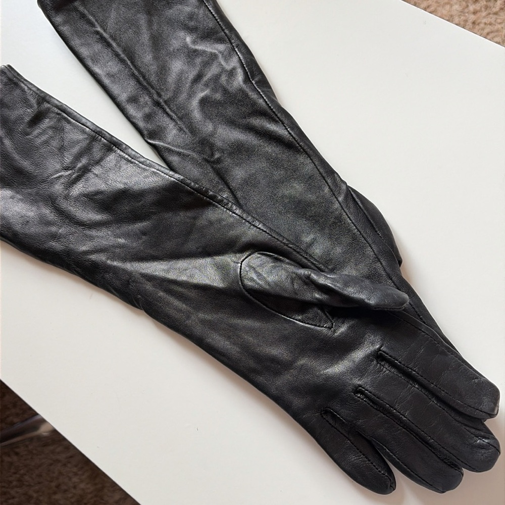 Full Length Leather gloves from the Limited